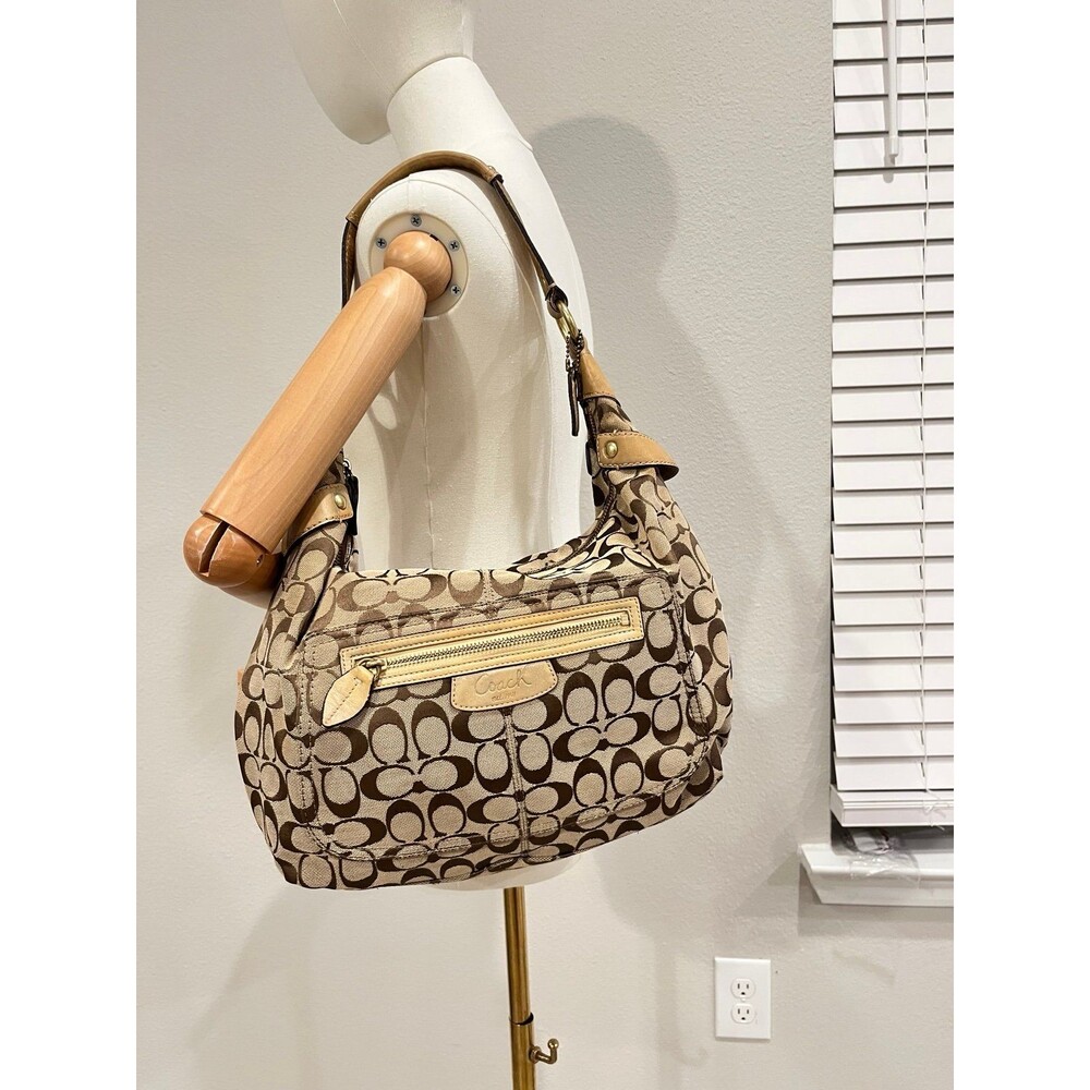 Coach Signature C Monogram Shoulder Bag
